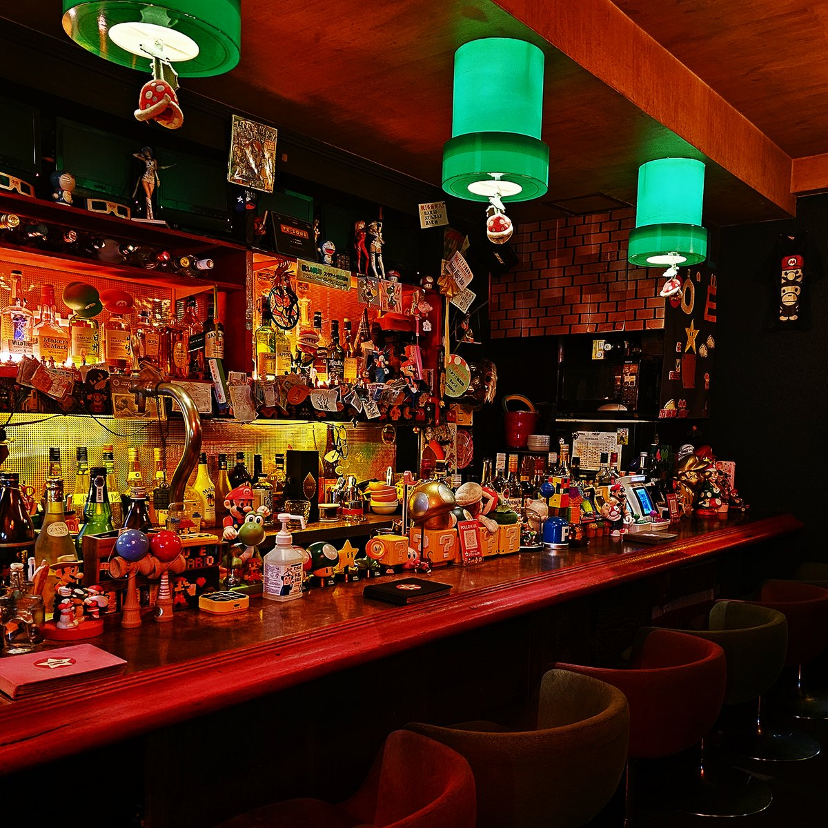 shot bar STAR CLUB 店内